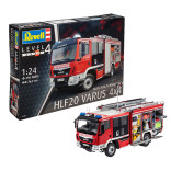 KIT PARA MONTAR REVELL CAMINHÃO DE BOMBEIROS MAN TGM / SCHLINGMANN HLF20 VARUS 4X4 1/24 295 PEÇAS REV 07452
